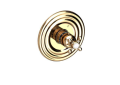 Newport Brass 3-924TR-24A 3/4" Round Thermostatic Trim Plate with Handle - French Gold