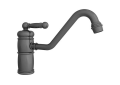 Newport Brass® 940/15A Kitchen Faucet, 1.8 gpm, Swivel Spout, Antique Nickel, 1 Handle, Side Spray(Y/N): No