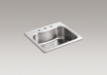 Kohler 3362-3-NA Single-Basin Self-Rimming Kitchen Sink