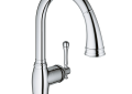 Grohe 33870002 Bridgeford(R) Bridgeford Single-Handle Pull-Down Kitchen Faucet Dual Spray 1.75 GPM - StarLight Chrome