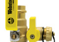 Nibco H-84613 Webstone Pro-Pal Brass 3/4 inch Female x 3/4 inch Press Full Port Ball Valve with Drain
