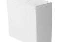 DURAVIT 0938100092 ME by Starck Toilet Tank With Dual Flush Mechanism, 1.6/0.8 gpf, Top Button Flush, White, Import