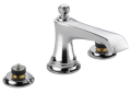 Brizo® 65360LF-PCLHP Rook™ Widespread Lavatory Faucet, Commercial, 1.5 gpm Flow Rate, 3 in H Spout, 6 to 16 in Center, Polished Chrome, Pop-Up Drain, Import