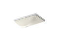Kohler® 2214-G-96 Ladena® Bathroom Sink, Rectangular Shape, 20-7/8 in W x 14-3/8 in D x 8-1/8 in H, Undermount Mounting, Vitreous China, Biscuit