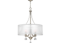 Fredrick Ramond FR45604BNI Mime Chandelier, (4, 120 V AC, Brushed Nickel Housing