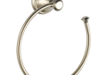 DELTA® 79746-SS Cassidy™ Towel Holder, 7 in Ring, 2-5/8 in OAD x 8-1/4 in OAH, Brass, Stainless Steel, Import
