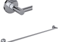 ROHL LO130APC Lombardia Wall Mount 30" Single Towel Bar - Polished Chrome