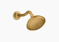 Kohler K-72774-G-2MB Artifacts(R) 1.75 GPM Single-Function Showerhead with Katalyst(R) Air-Induction Technology - Vibrant Brushed Moderne Brass