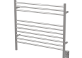 Amba® KSP Jeeves Straight Towel Warmer, Hardwired, 10 Bars, Polished Stainless Steel, 30-1/4 in W 27-3/4 in H