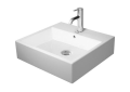 DURAVIT 2350500000 Vero Air Furniture Washbasin With Overflow, Rectangle Shape, 19-3/4 in L x 18-5/8 in W x 6-1/2 in H, Wall Mount, Ceramic, White, Import