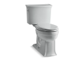 Kohler® 3551-95 2-Piece Toilet, Archer® Comfort Height®, Elongated Bowl, 16-1/2 in H Rim, 12 in Rough-In, 1.28 gpf, Ice Gray™