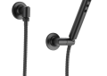 Brizo® 88875-BL Jason Wu Wall Mount Hand Shower, 1-Function Shower Head, 2 gpm Flow Rate, 60 to 82 in L Hose, 1/2-14 NPSM Connection, Matte Black, Import