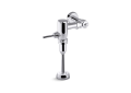 Kohler® 76318-CP Primme™ Manual Flushometer Valve, 1/2 gpf Flush Rate, 3/4-14 NPT Inlet, 3/4 in Spud, 25 to 80 psi Pressure, Polished Chrome