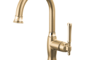 Brizo® 61058LF-GLPG Bar Kitchen Faucet, The Tulham™ Kitchen Collection by Brizo®, Luxe Gold / Polished Gold, 1 Handles, 1.8 gpm Flow Rate