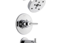 DELTA® T14459 Monitor® 14 Tub and Shower Faucet Trim, 1.75 gpm Shower, Polished Chrome