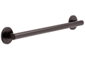 DELTA® 41824-RB Round Contemporary Decorative Grab Bar, 24 in L x 1-1/4 in Dia, Venetian Bronze, Import