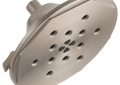 Brizo® 87461-NK Rook™ Raincan Shower Head, 2 gpm Flow Rate, 4 Sprays, Wall Mount, 8 x 3-7/8 in Head, Import