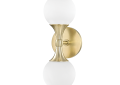 Hudson Valley Lighting 3302-AGB Astoria Double Wall Sconce - Aged Brass