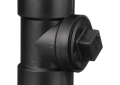Charlotte ABS 00444X 1000 Cleanout Tee With Cleanout Plug, 3 in Nominal, Hub x Hub x FNPT End Style, SCH 40/STD, ABS