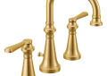 Moen TS44102BG Colinet Two-Handle High Arc Bathroom Faucet - Brushed Gold