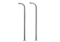 Newport Brass 3-196-26 Floor Riser Kit for Exposed Tub & Hand Shower Set - Polished Chrome