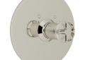 Rohl® A4914IWPN Transitional Round Thermostatic Shower, Polished Nickel
