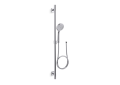 Kohler® 99899-G-CP Awaken® B110 Premium Slidebar Kit, 4-5/8 in Dia 3-Function Shower Head, Wide Coverage/Intense Drench/Targeted Massage/Reduced-Flow Spray, Polished Chrome