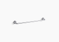 Kohler® 10551-CP Single Towel Bar, Devonshire®, 24 in L Bar, 3-11/16 in OAD x 2-3/8 in OAH, Metal, Polished Chrome