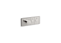 Kohler(R) K-26346-9-TT Anthem(R) Two-Outlet Recessed Mechanical Thermostatic Valve Control - Vibrant Titanium