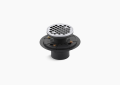 Kohler® 9135-CP ClearFlo™ Round Shower Drain, PVC/Brass Drain