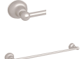 Rohl® CIS1/30STN Arcana Traditional Towel Bar, 30 in L Bar, Brass