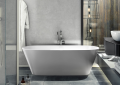 Victora and Albert VE2-N-SW-OF 65 inch x 28-3/4 inch x 21-5/8 inch Vetralla 2 Free-Standing Bath Tub - White