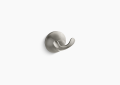 Kohler® 11375-BN Sculpted Robe Hook, Forte®, 2 Hooks, 2-11/16 in OAD x 2-5/8 in OAH, Metal