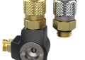Fieldpiece RVC5 Service Port Fitting, For Use With Fieldpiece VC2G, VC1G, and VC1 Models, 5/16 In Fitting Size, Brass