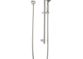 DELTA® 51361-SS Hand Shower, 3-7/8 in Dia, 1.75 gpm Flow Rate, 72 in L Hose, NPT Connection, Brilliance® Stainless Steel, Import