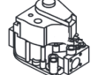 Utica Boilers VG01101 Natural Gas Valve, For Use With MGB Series Gas Fired Boiler, 24 V AC, 60 Hz, 0.5 A, 3-1/2 in WC