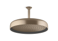 Kohler® 26292-BV Statement® Shower Head, 2.5 gpm Max Flow, Ceiling Mounting, 14 in Head