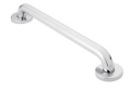 Moen® R8724PS Home Care® Grab Bar, 1-1/4 in Dia 24 in L, Polished Stainless, 304 Stainless Steel, Import