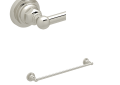 ROHL ROT118PN Wall Mount 18" Single Towel Bar - Polished Nickel