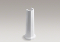 Kohler® 2324-0 Bathroom Sink Pedestal, Kathryn®, 10 in L x 10 in W x 28-7/16 in H, Bathroom Sink, Fireclay