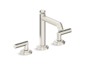 Kallista P24905-LV-SN Sink Faucet, Tall Spout, Lever Handles - Polished Nickel