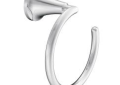 Moen® YB5886CH Hand Towel Ring, Icon™, 5-3/4 in Ring, 3-1/4 in OAD x 6.63 in OAH, Polished Chrome, Import