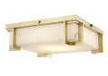 Hudson Valley 3913-AGB Delmar Flush Mount - Aged Brass