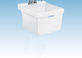 Mustee 18W Utilatub Laundry/Utility Sink with Wall Mounting Bracket