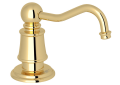 ROHL U.6695ULB Georgian Era Deck Mount Soap Dispenser - Unlacquered Brass