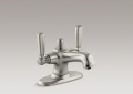 Kohler 10579-4-BN Monoblock Lavatory Faucet, Lever Handles
