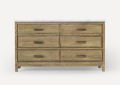 ROBERN CVCH6021068 60" Chestnut Hill Vanities - Weathered Oak Drift with Iron Black