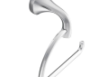 Moen® YB2808CH Eva® Paper Holder, 6.24 in H, Zinc, Chrome, Import