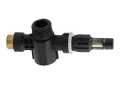 Uponor A2670003 Heating Manifold With Balancing Valve and Flow Meter, Brass, Import