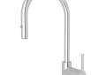 ROHL CY57L-APC-2 Pirellone Pulldown Side Lever Kitchen Faucet - Polished Chrome